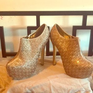 Bedazzled heels
